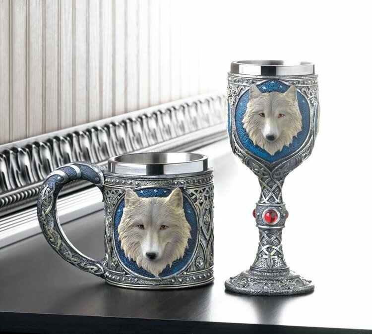 Timber Wolf Goblet And Mug cover image